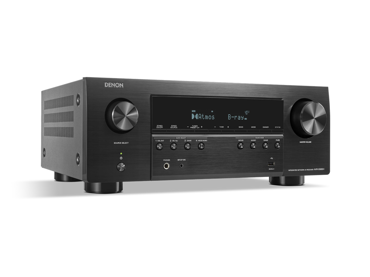Denon AVR-S980H 7.2-Channel 8K AV Receiver | The Grid HiFi