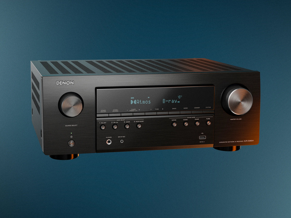 Denon AVR-S980H 7.2-Channel 8K AV Receiver | The Grid HiFi