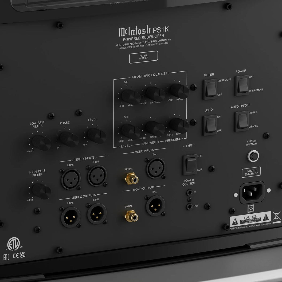McIntosh PS1K Powered Subwoofer