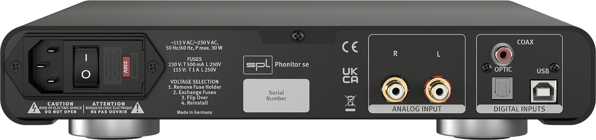 SPL Phonitor se Headphone Amplifier – Black | The Grid HiFi