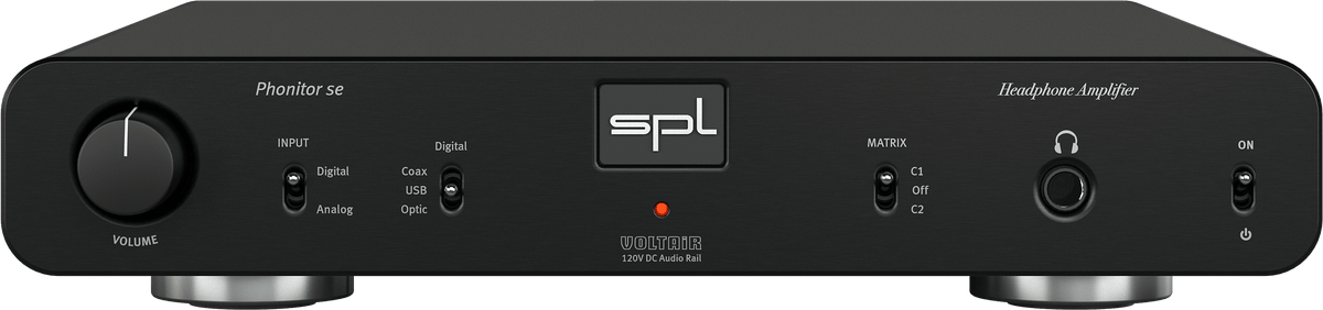 SPL Phonitor se Headphone Amplifier – Black | The Grid HiFi