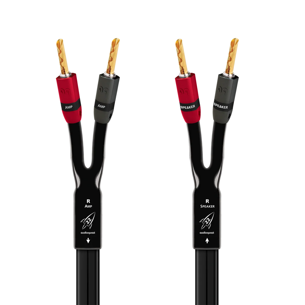 AudioQuest Rocket 22 Full-Range Speaker Cable Pair | The Grid HiFi