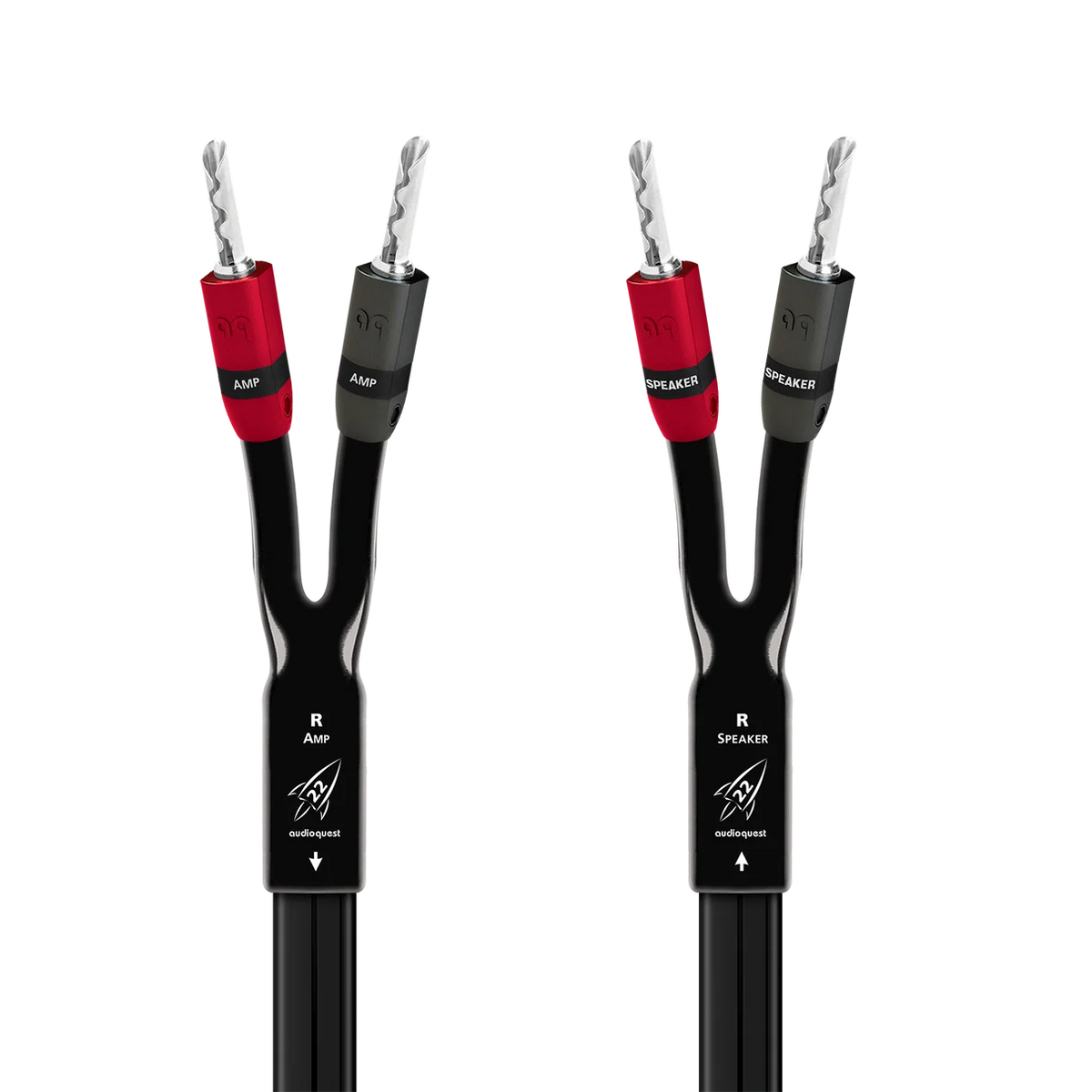 AudioQuest Rocket 22 Full-Range Speaker Cable Pair | The Grid HiFi