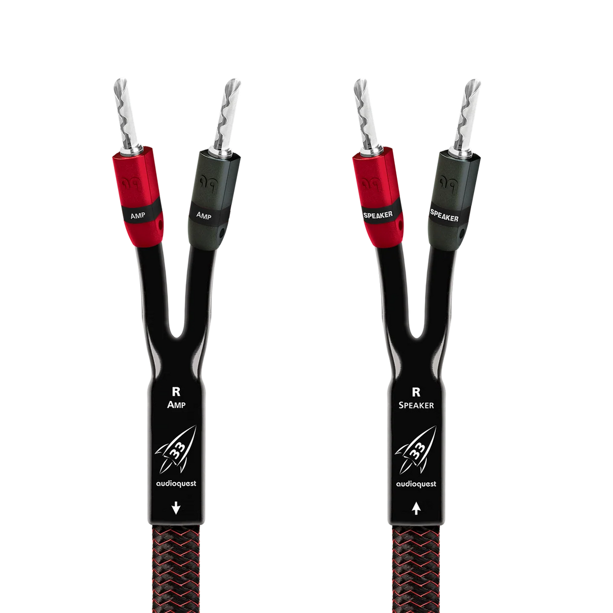 AudioQuest Rocket 33 Full-Range Speaker Cable Pair | The Grid HiFi