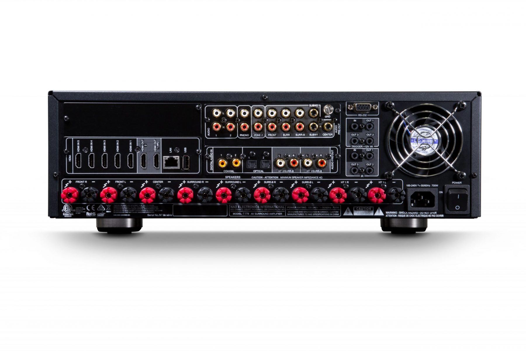 NAD - T 778 AV Surround Sound Receiver