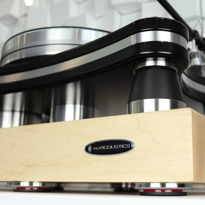 IsoAcoustics DELOS 1815M2 | Maple Turntable Isolation Platform