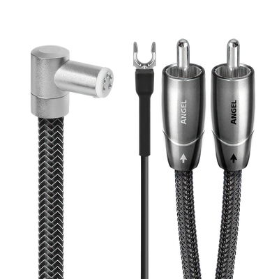 AudioQuest Angel 90° JIS to RCA Tonearm Cable | The Grid HiFi