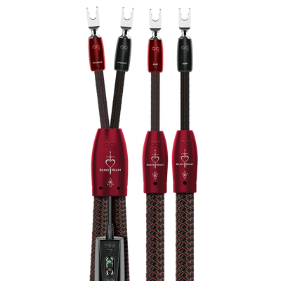 AudioQuest Brave Heart Full-Range Speaker Cable Pair | The Grid HiFi