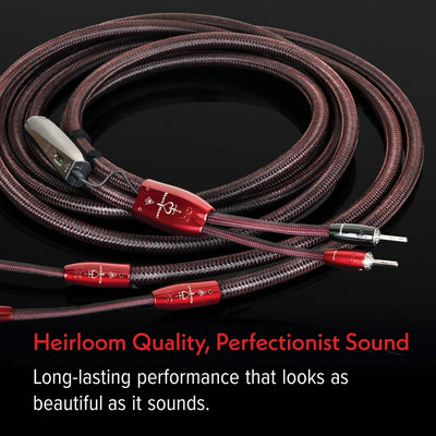 AudioQuest Brave Heart Full-Range Speaker Cable Pair | The Grid HiFi