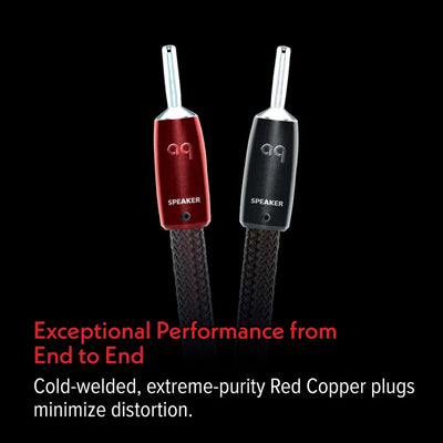 AudioQuest Brave Heart Full-Range Speaker Cable Pair | The Grid HiFi