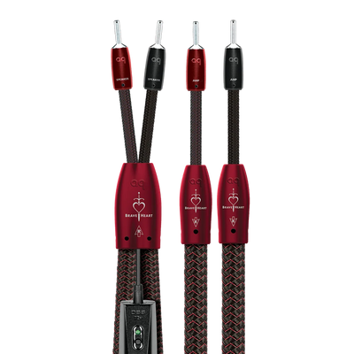 AudioQuest Brave Heart Full-Range Speaker Cable Pair | The Grid HiFi