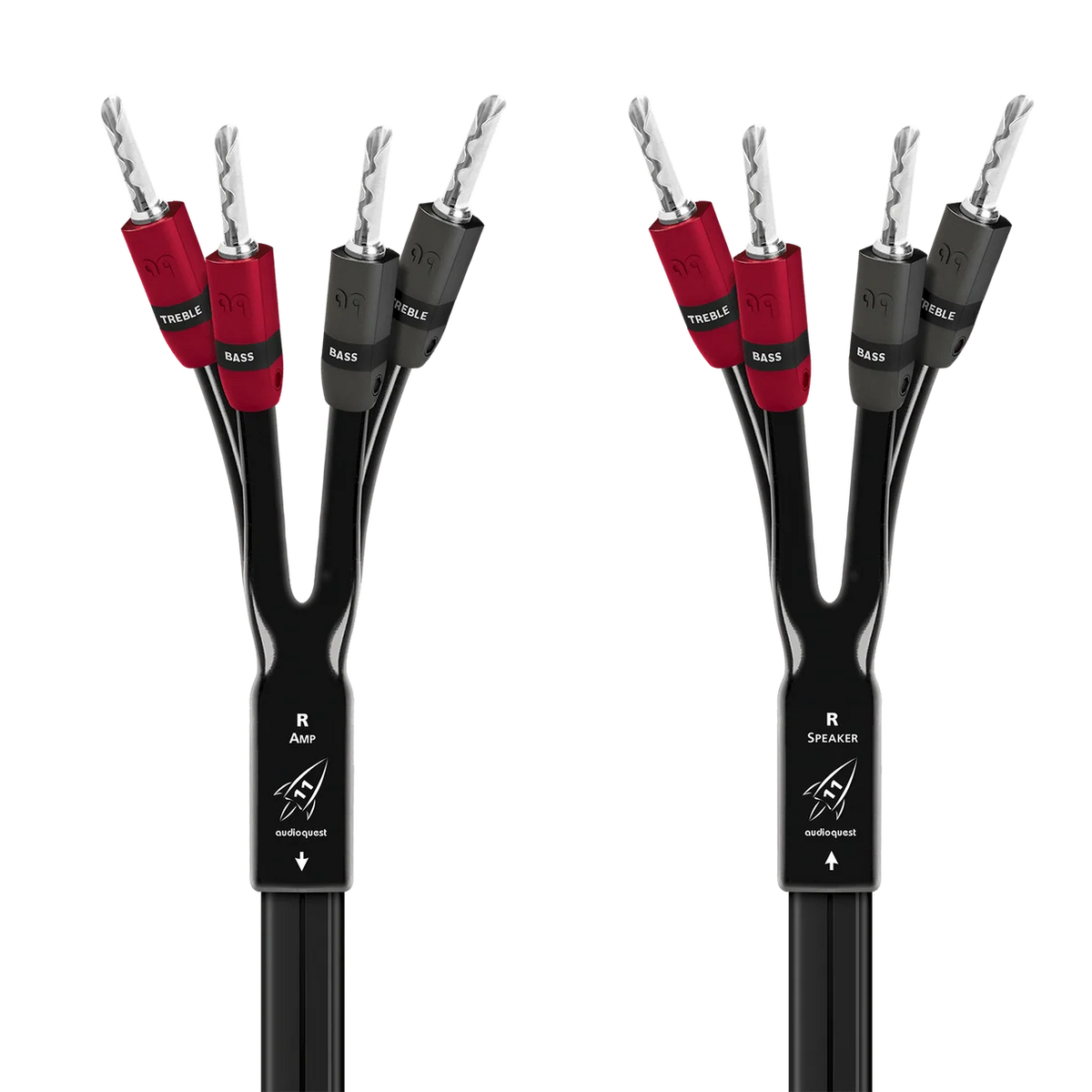 AudioQuest Rocket 11 Single-BiAmp Speaker Cable Pair | The Grid HiFi
