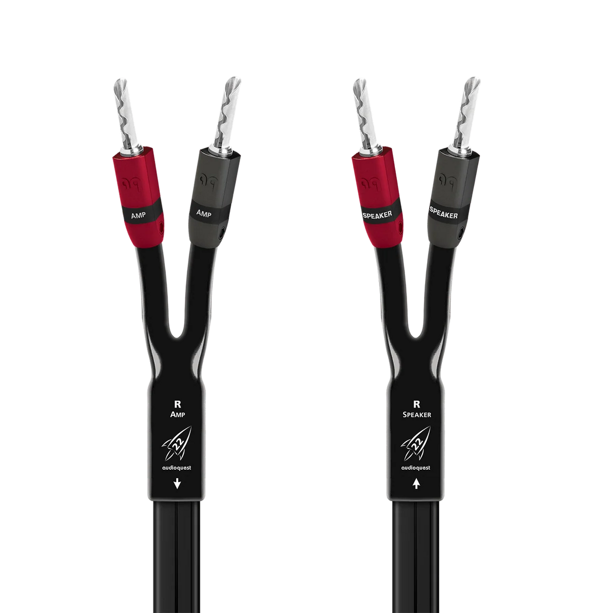 AudioQuest Rocket 22 Full-Range Speaker Cable Pair | The Grid HiFi