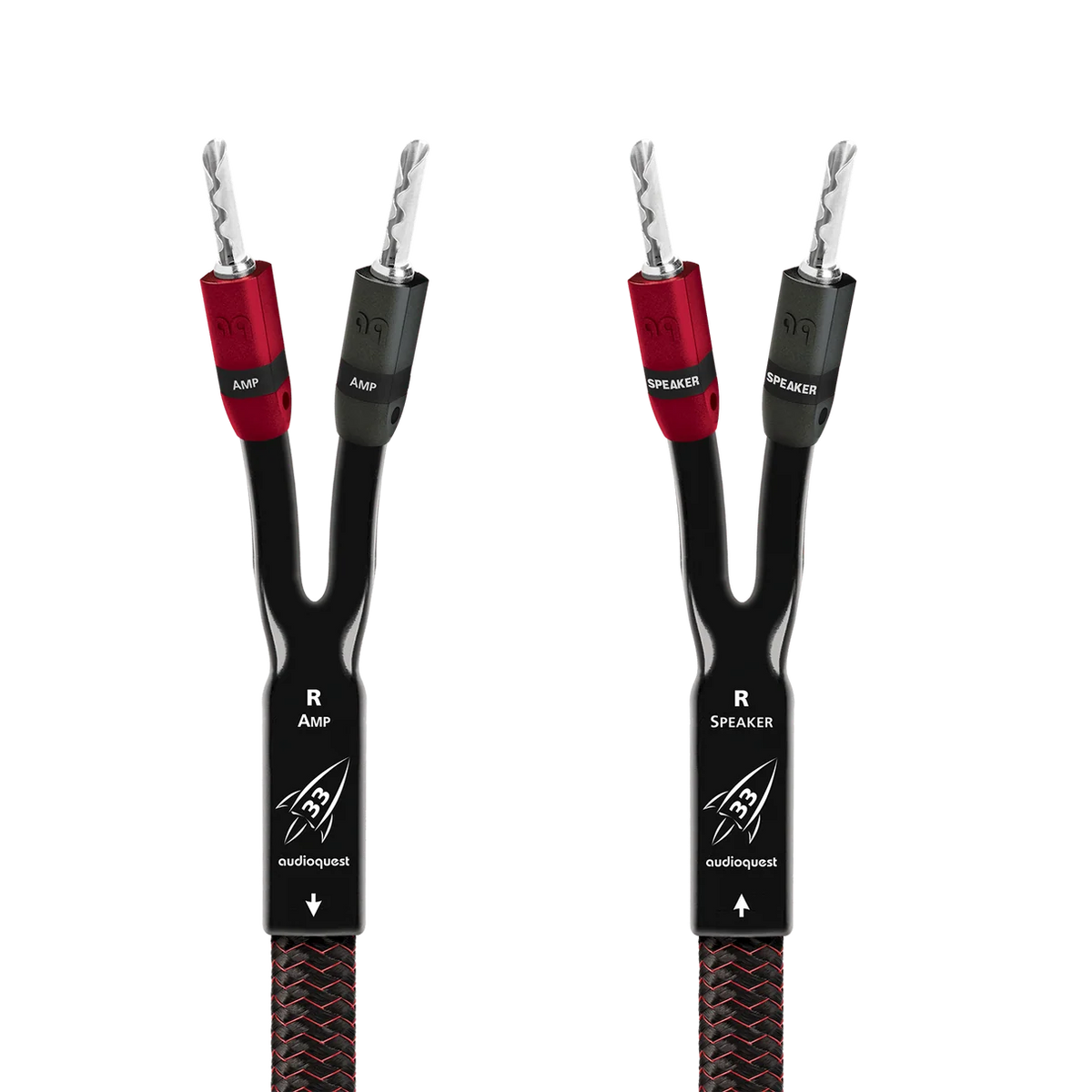 AudioQuest Rocket 33 Full-Range Speaker Cable Pair | The Grid HiFi