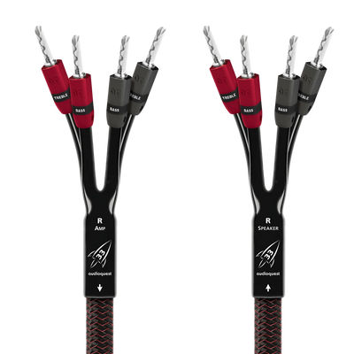 AudioQuest Rocket 33 Single-BiAmp Speaker Cable Pair | The Grid HiFi