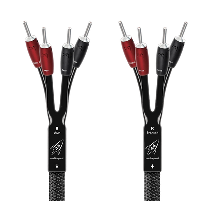 AudioQuest Rocket 44 Single-BiAmp Speaker Cable Pair | The Grid HiFi