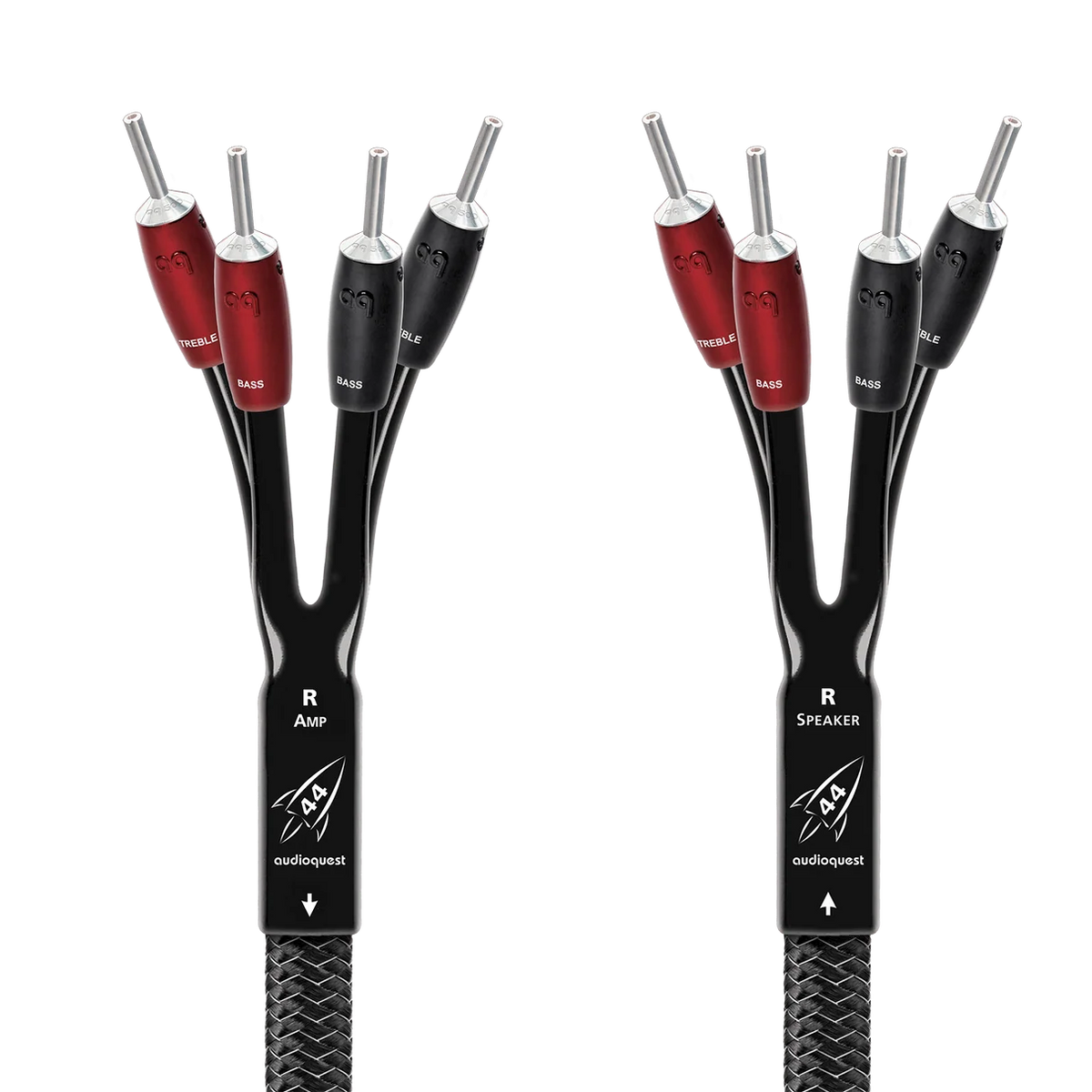 AudioQuest Rocket 44 Single-BiAmp Speaker Cable Pair | The Grid HiFi
