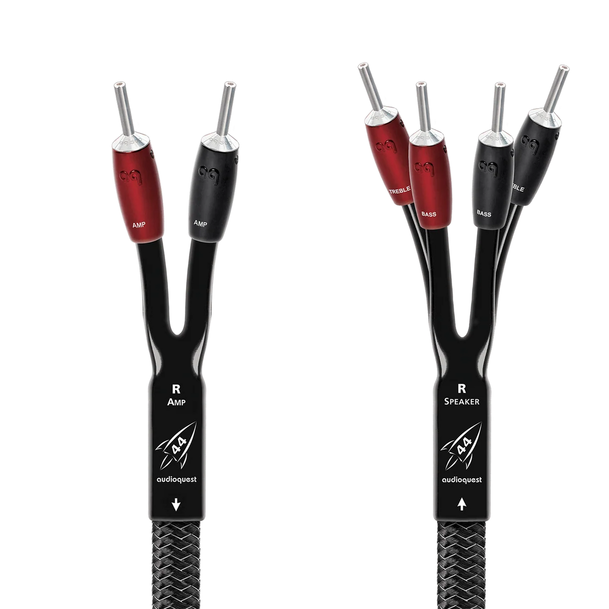 AudioQuest Rocket 44 Single-BiWire Speaker Cable Pair | The Grid HiFi