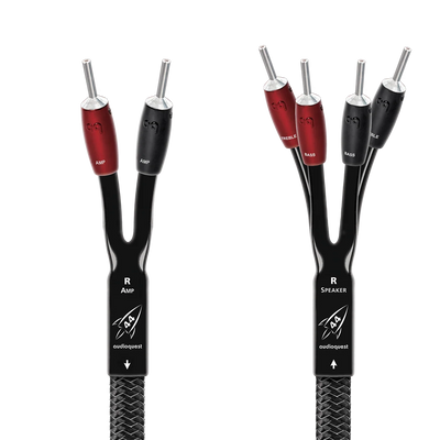 AudioQuest Rocket 44 Single-BiWire Speaker Cable Pair | The Grid HiFi