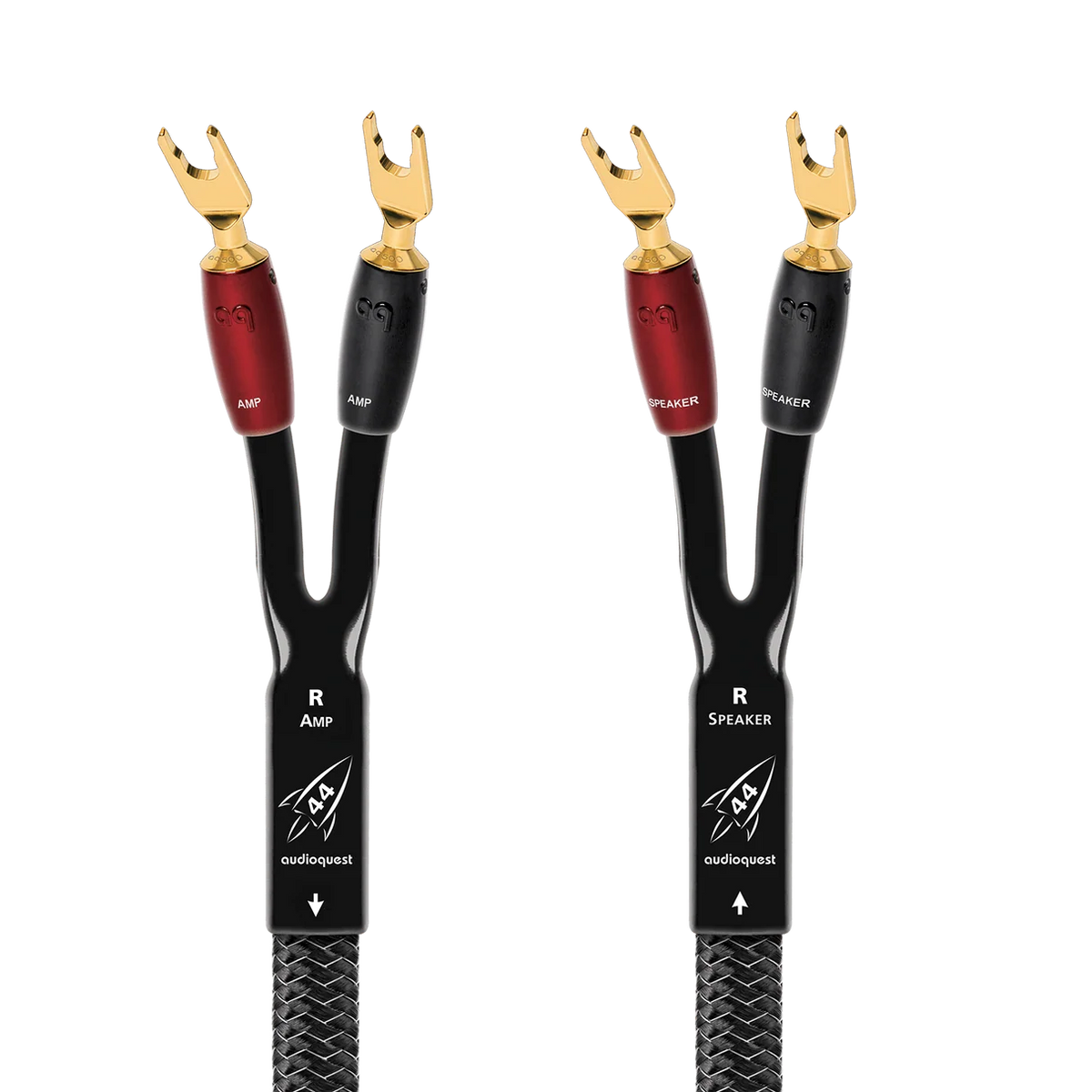 AudioQuest Rocket 44 Single-BiWire Speaker Cable Pair | The Grid HiFi