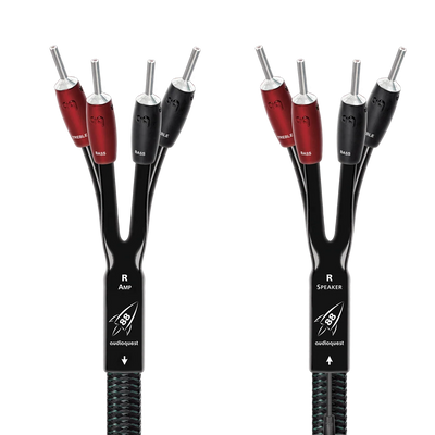 AudioQuest Rocket 88 Single-BiAmp Speaker Cable Pair | The Grid HiFi