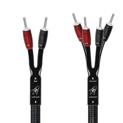 AudioQuest Rocket 88 Single-BiWire Speaker Cable Pair | The Grid HiFi