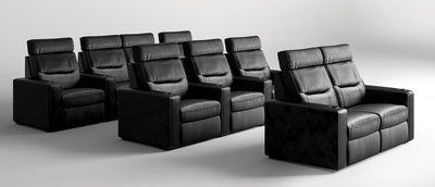 Salamander TC3 Three-Seat Curved Theater Seating | The Grid