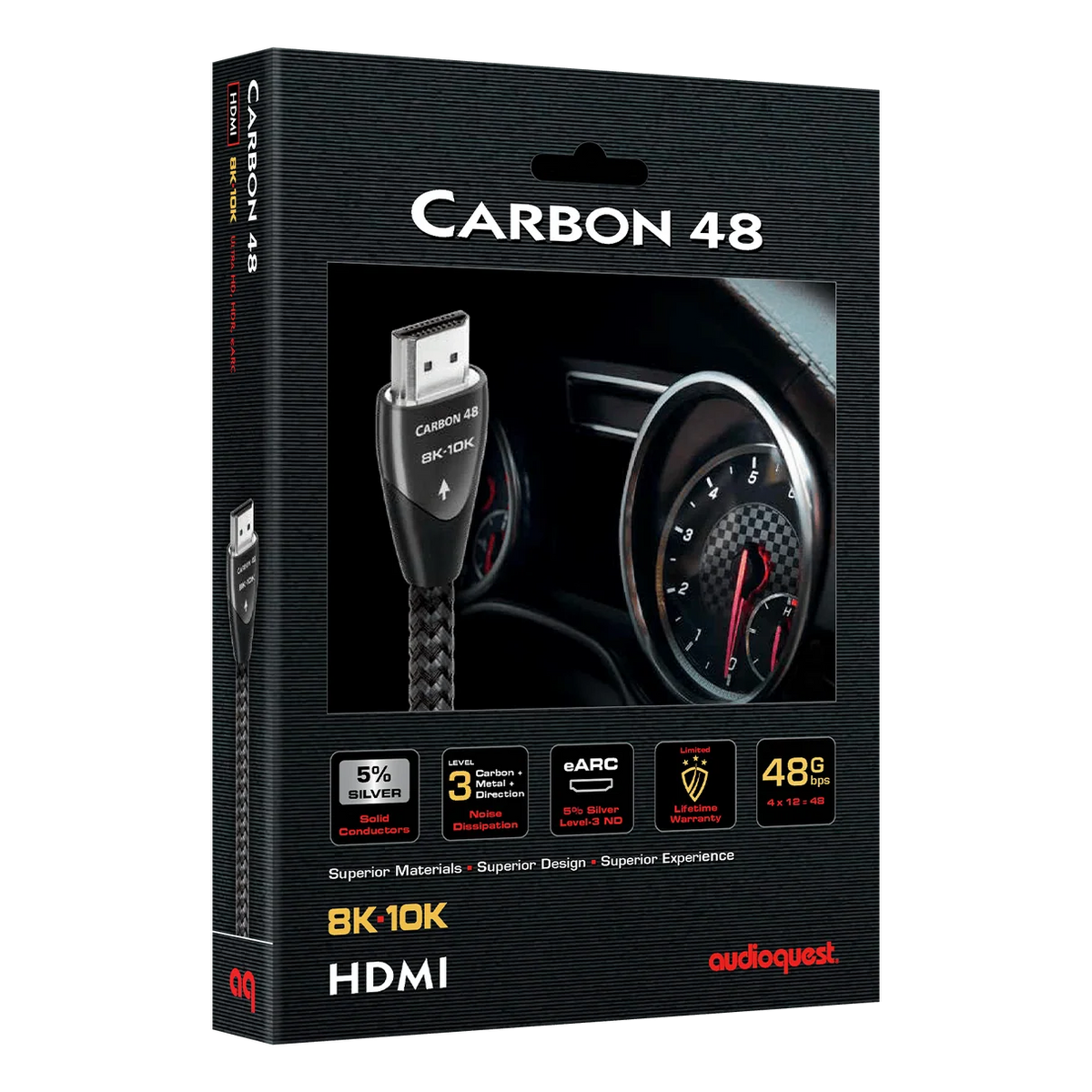 AudioQuest Carbon 48 HDMI 2.1 Cable | The Grid HiFi