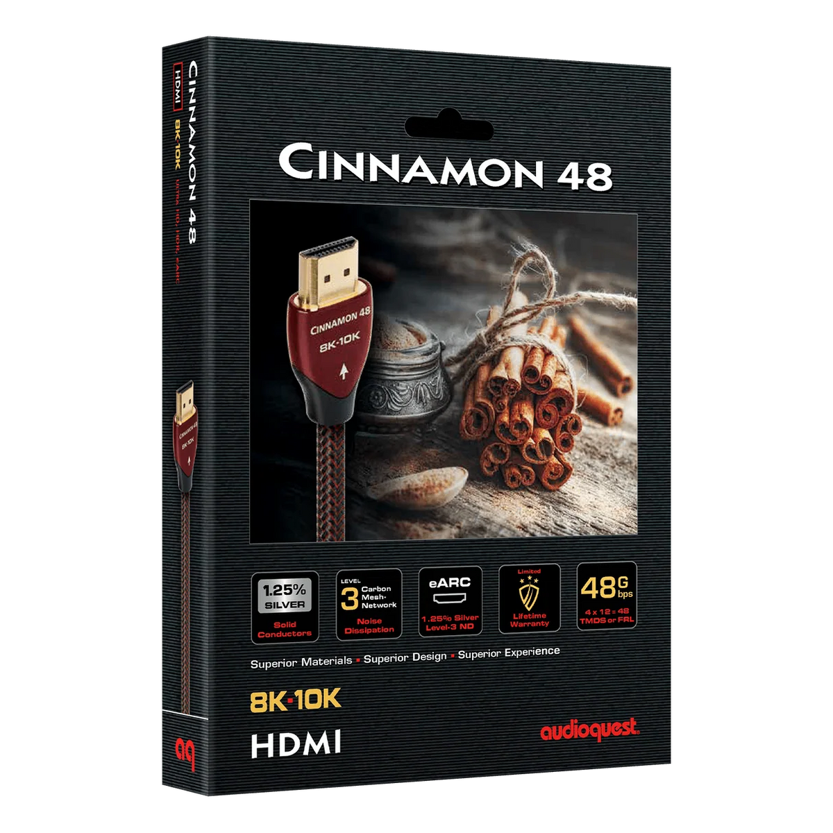 AudioQuest Cinnamon 48 HDMI 2.1 Cable | The Grid HiFi