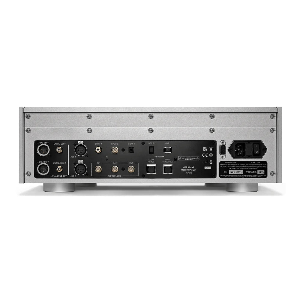 dCS Rossini APEX Player | CD Player & Network DAC | The Grid