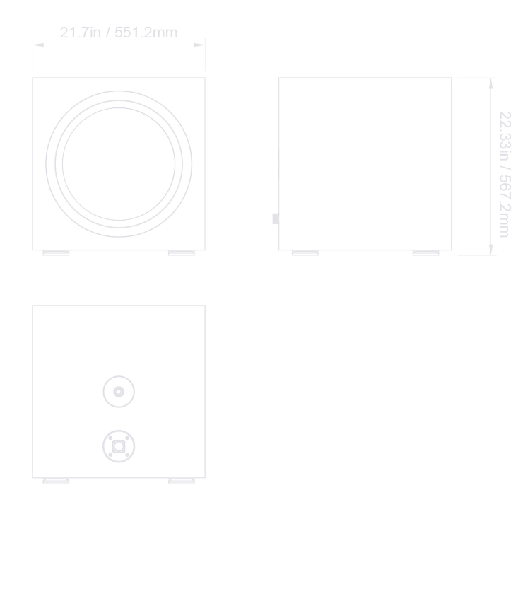 Deus Tesseract 18 | Reference 18" Infra-Bass Subwoofer Pair