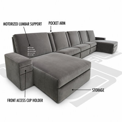 Fortress Bel Aire Custom Home Theater Seating