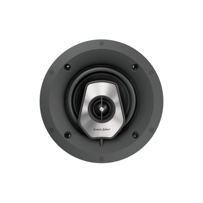 A front view of the Sonus faber PC-562 custom installation 2-way  in-ceiling speaker from the Palladio collection.