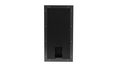 A front view of the Sonus faber Arena S15 in-wall subwoofer, used for home cinema sound systems