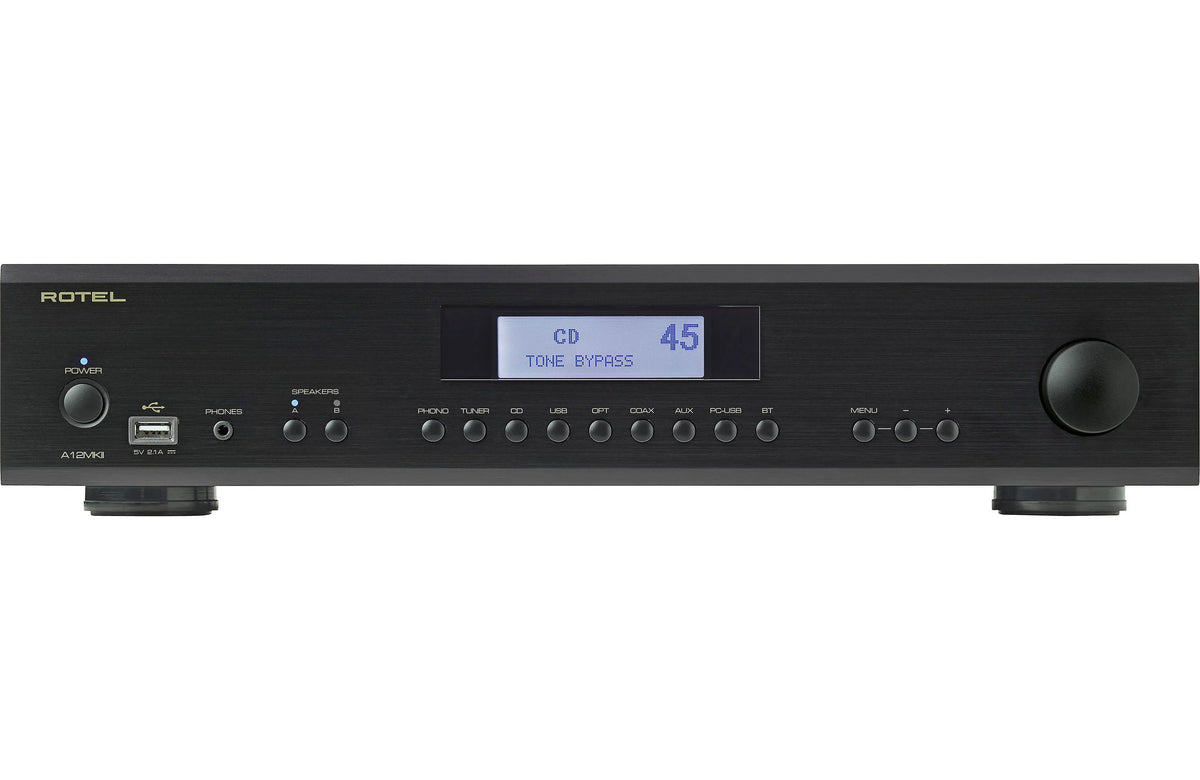 Rotel A12MKII Integrated Amplifier | 60W Class AB & 32-Bit DAC