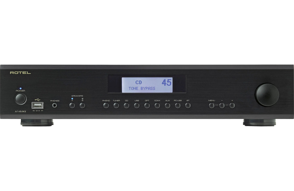 Rotel A14MKII Integrated Amplifier | 80W Class AB & 32-Bit DAC