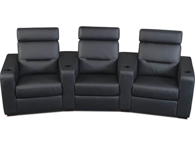 Salamander TC3 Three-Seat Curved Theater Seating | The Grid