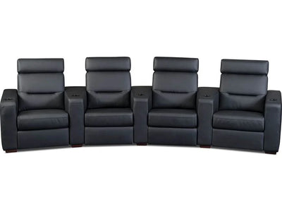 Salamander TC3 Four-Seat Wedge Theater Seating | The Grid HiFi
