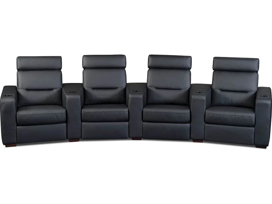 Salamander TC3 Four-Seat Wedge Theater Seating | The Grid HiFi
