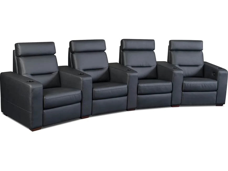 Salamander TC3 Four-Seat Wedge Theater Seating | The Grid HiFi