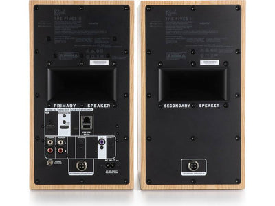 Klipsch The Fives II Red Oak Powered Speakers | The Grid
