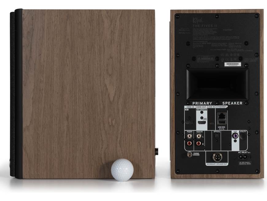 Klipsch The Fives II Walnut Powered Speakers | The Grid