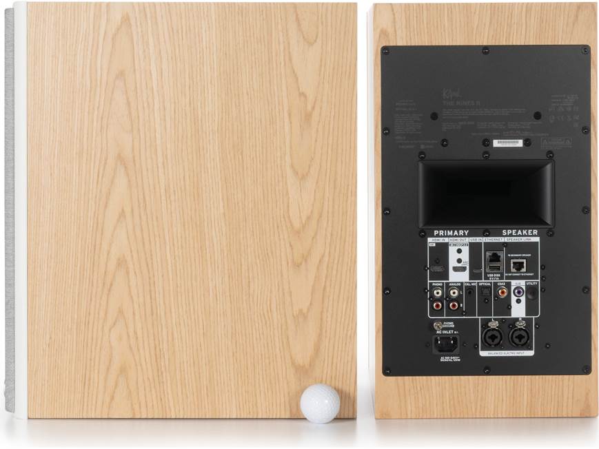 Klipsch The Nines II Dolby Atmos Powered Speakers Red Oak | The Grid