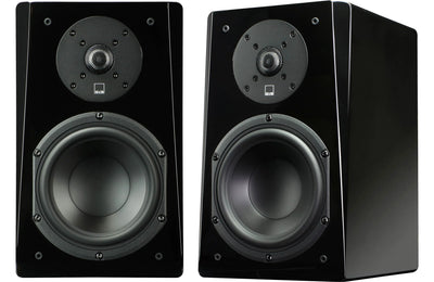 SVS Prime Bookshelf Speakers Gloss Black | The Grid HiFi