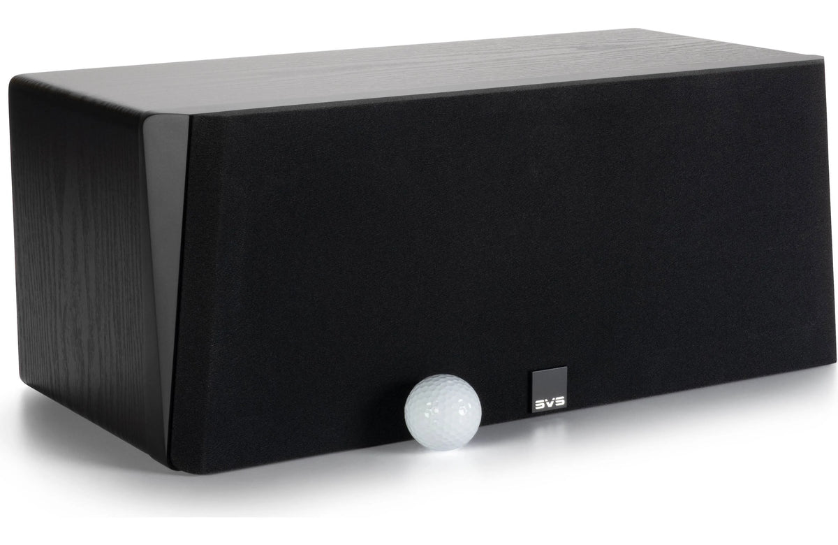 SVS Prime Center | 3-Way Center Channel Speaker Black Ash | The Grid