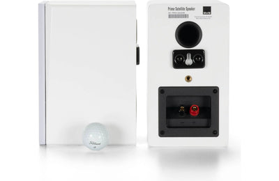 SVS Prime Satellite Speakers Gloss White | Compact Home Theater | The Grid