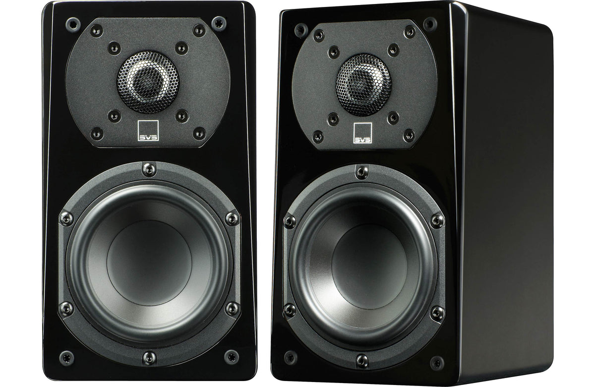 SVS Prime Satellite Speakers Gloss Black | Compact Home Theater | The Grid