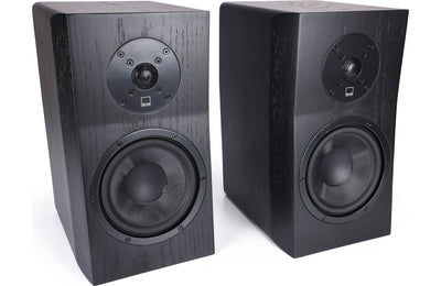 SVS Ultra Evolution Bookshelf Speakers Black Oak Veneer | The Grid HiFi