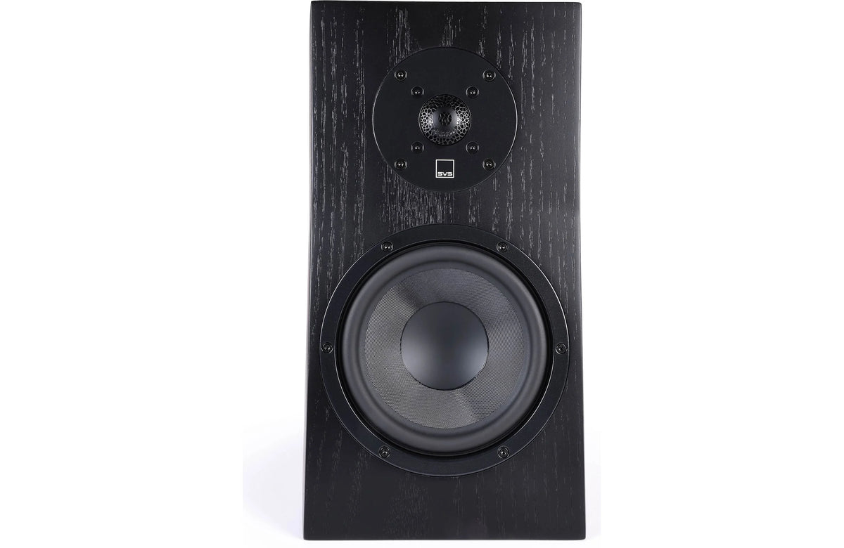 SVS Ultra Evolution Bookshelf Speakers Black Oak Veneer | The Grid HiFi