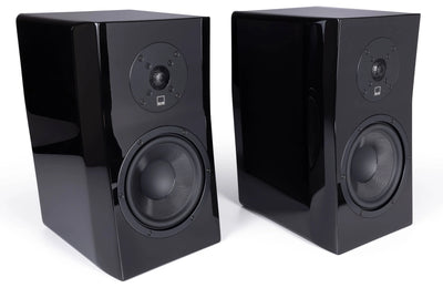SVS Ultra Evolution Bookshelf Speakers Gloss Black | The Grid HiFi